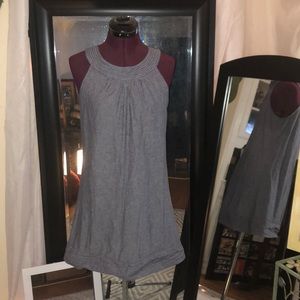 Denim medium blue cocktail dress